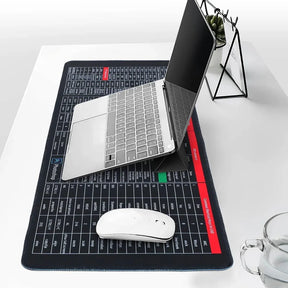 Large Anti Skid English Shortcut Keys Keyboard Mat