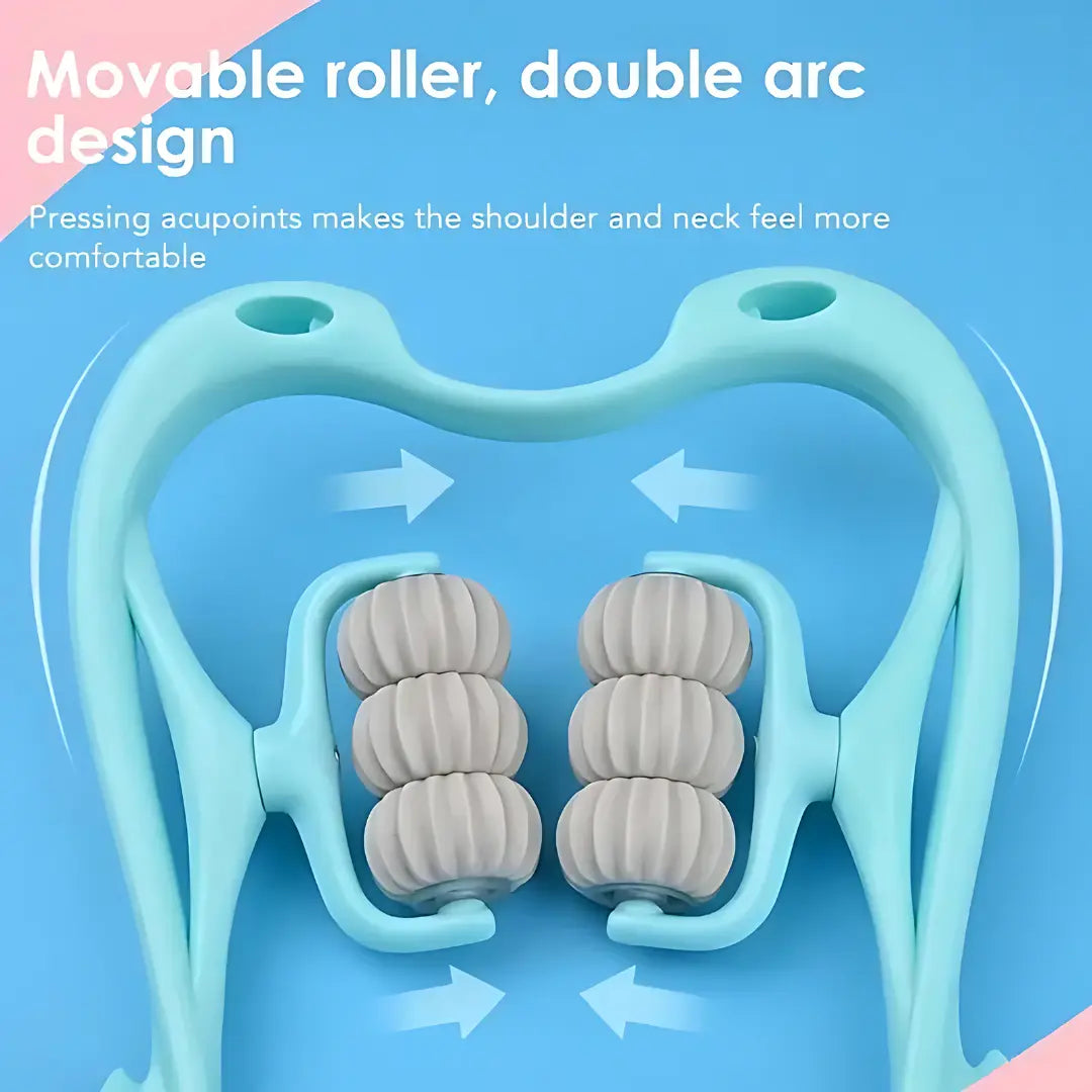 Six Wheels Neck Massager