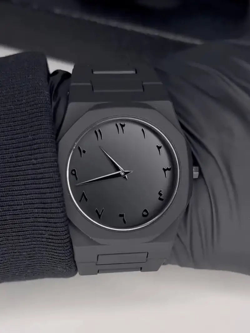 Arabic Numeral Watch (Black Aura)