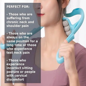 Six Wheels Neck Massager