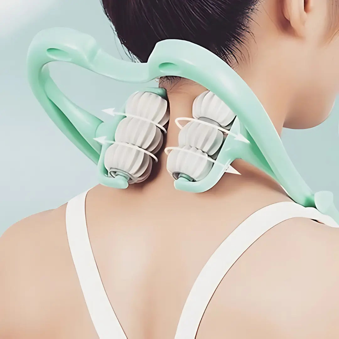 Six Wheels Neck Massager