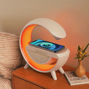 G lamp Wireless Charger & Speaker