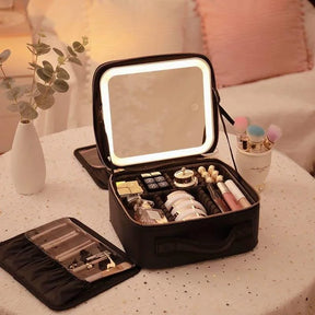 LED Makeup Bag With Mirror Lights