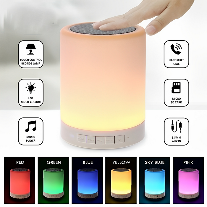 Bedside online lamp speaker