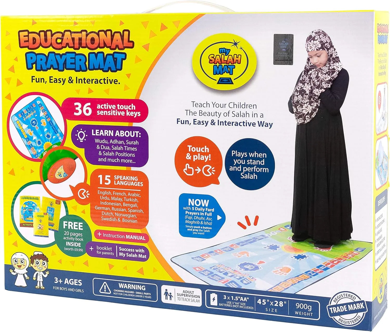 Educational Prayer Mat For kids